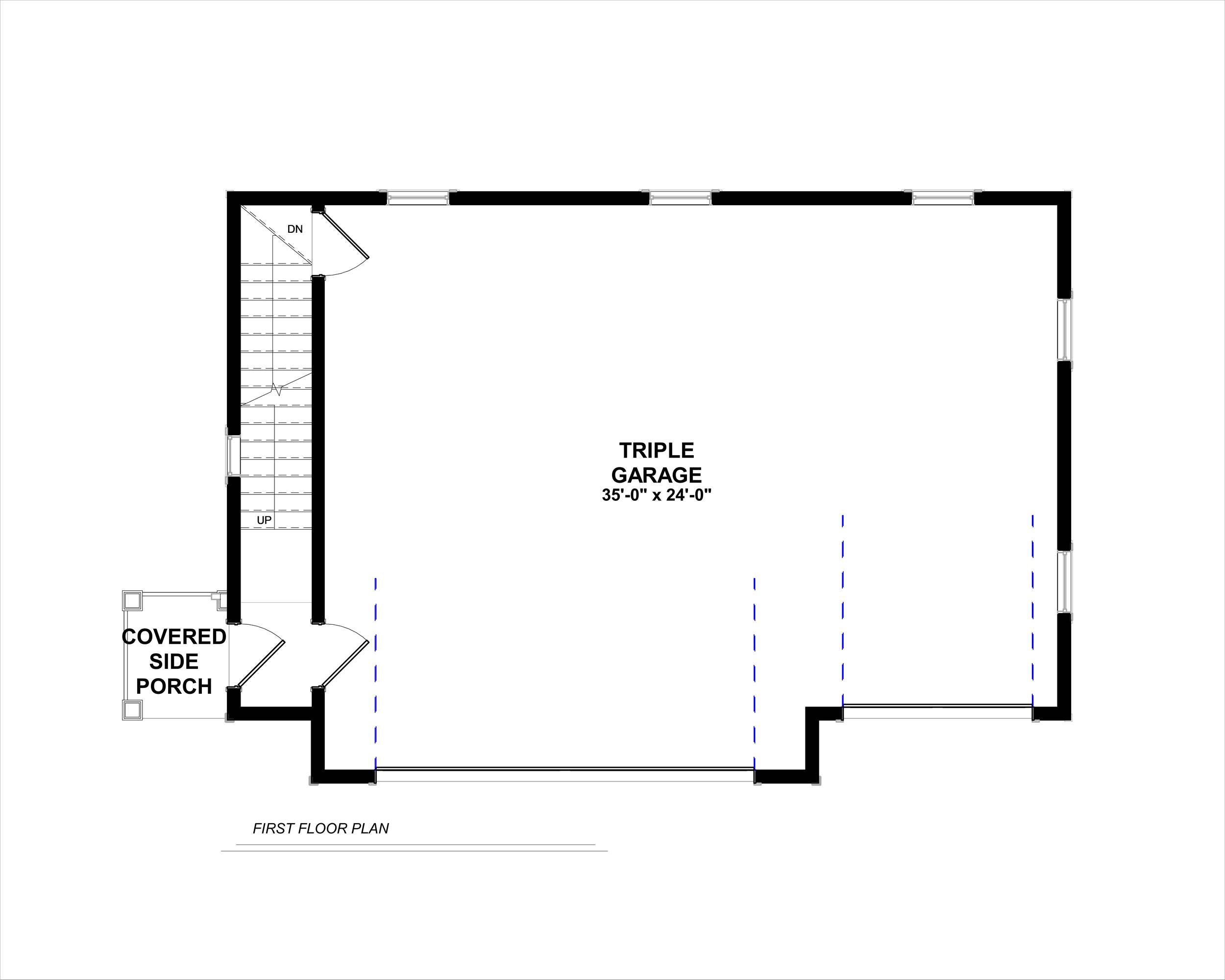 1st Floor image of Knolltop House Plan