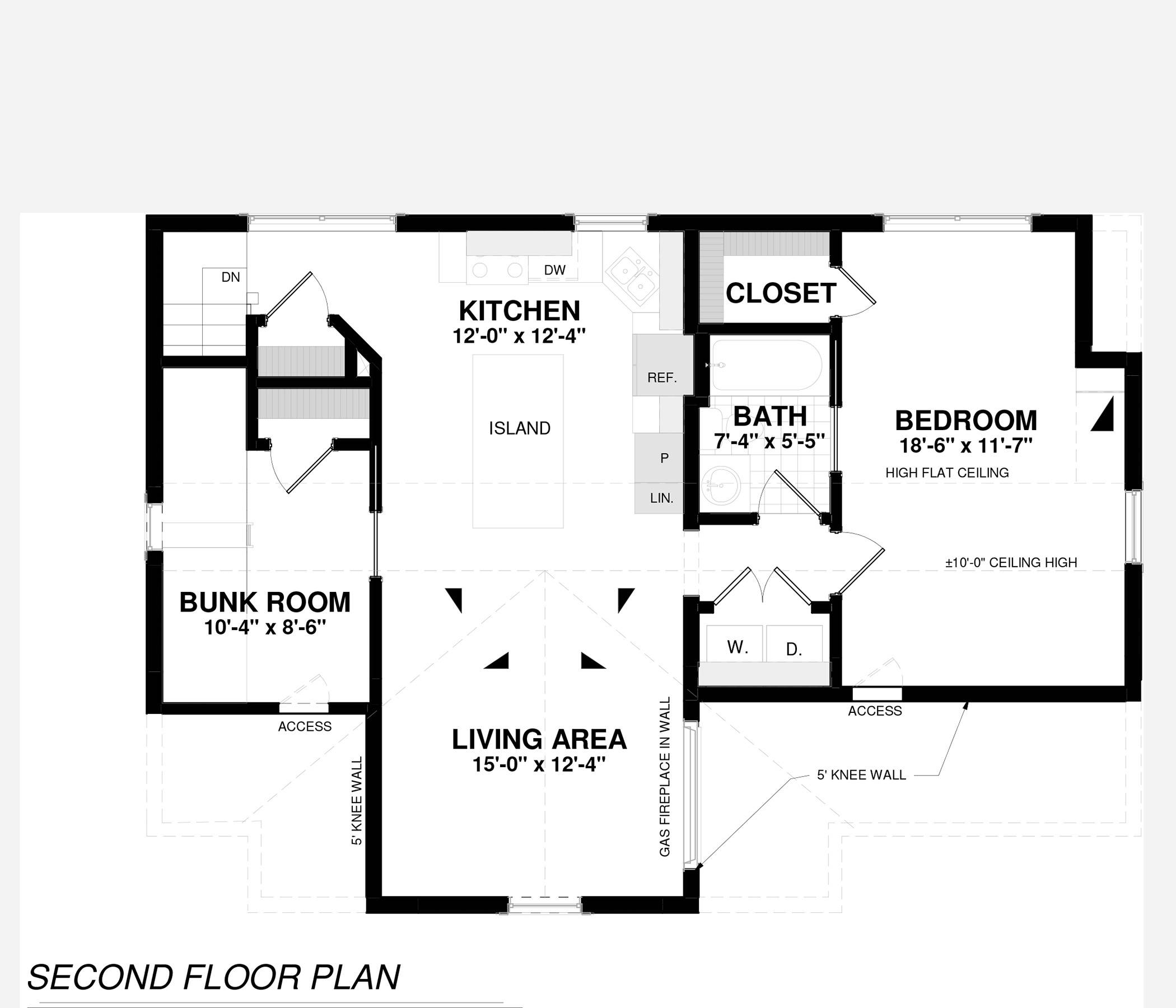 2nd Floor image of Knolltop House Plan