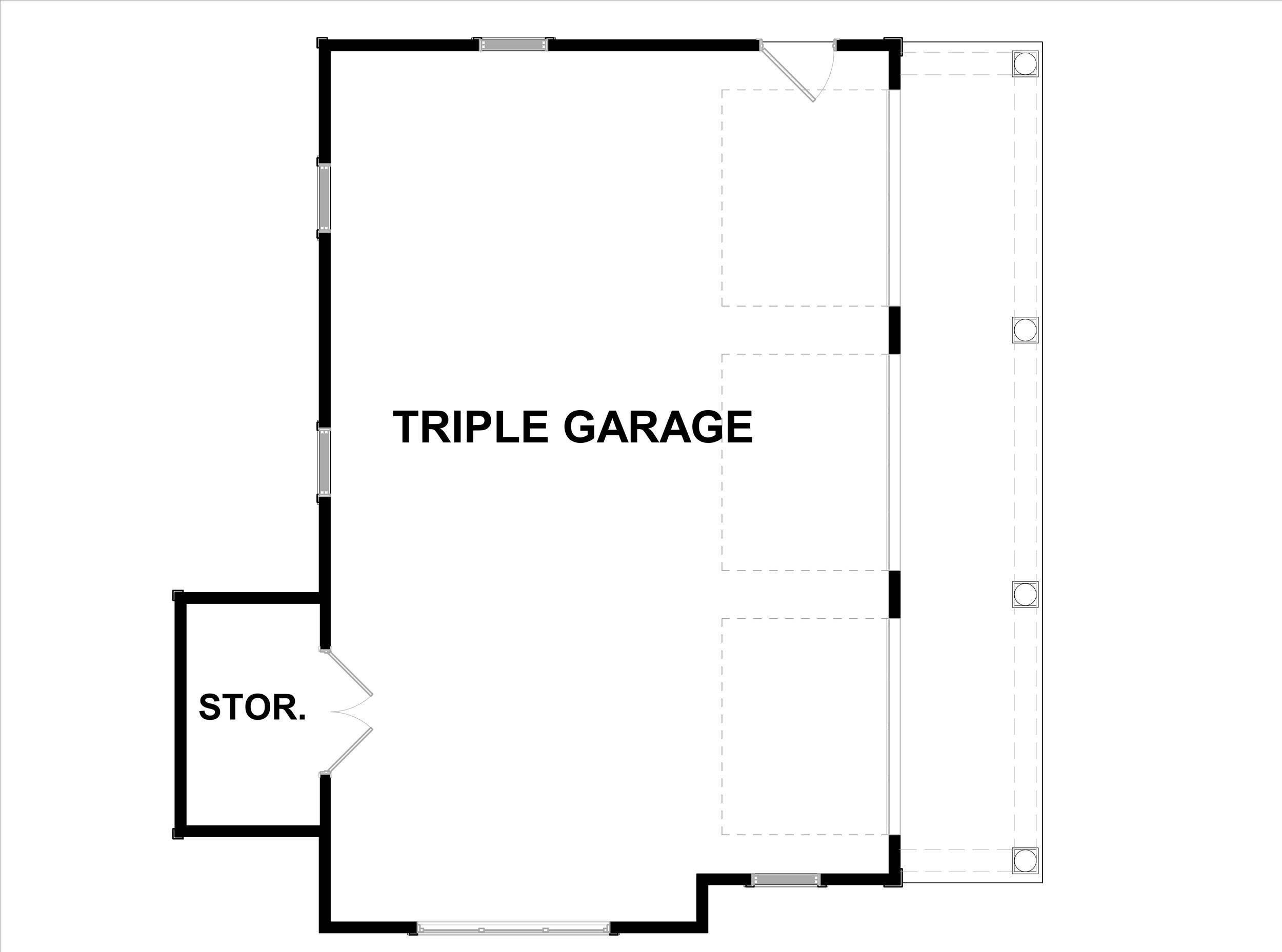 Floor Plan image of Hoyt House Plan