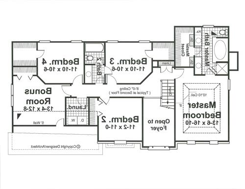 Second Floor image of DEITRICH House Plan