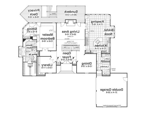 First Floor image of ST. LAURENT House Plan