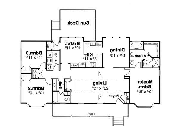 Floor Plan image of Underwood II House Plan