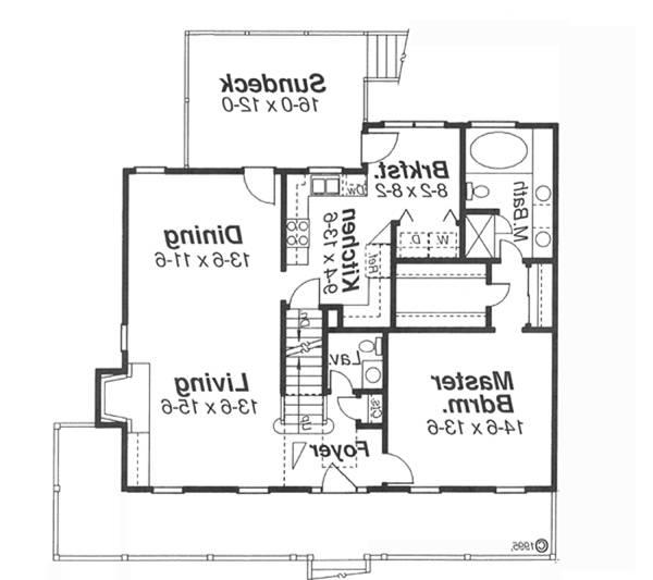 First Floor image of FAIRFIELD House Plan