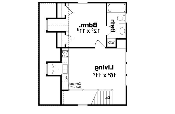 Garage Apt. image of Hemingway House Plan