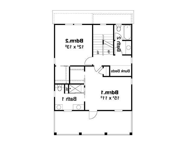 Second Floor image of Hemingway House Plan