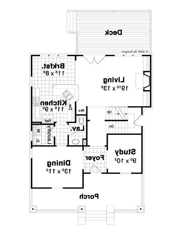 First Floor image of HAYWOOD House Plan