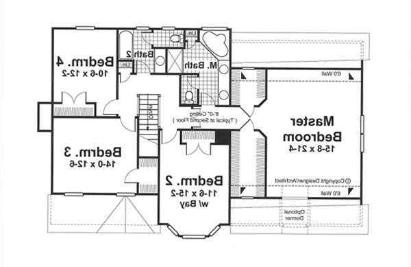 Second Floor image of Belmont I - B House Plan