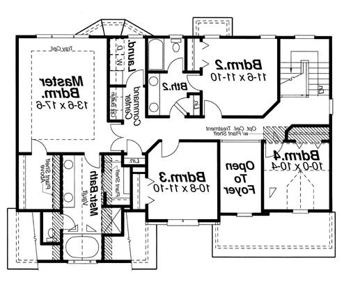 Second Floor image of Seth House Plan