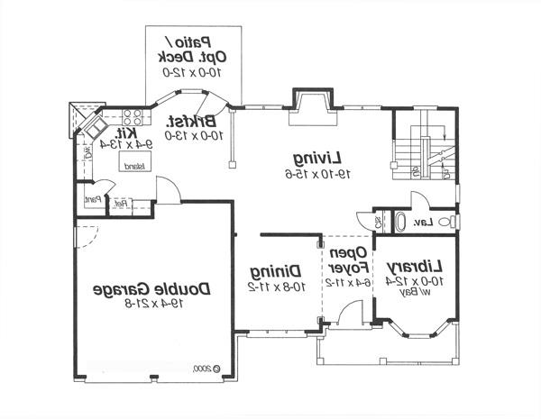 First Floor image of Seth House Plan