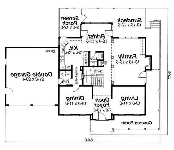 First Floor image of Ashworth House Plan