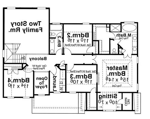 Second Floor image of Magnolia House Plan