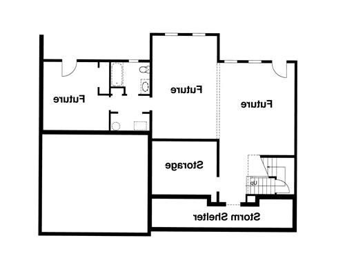 Lower Level image of CARBONE House Plan