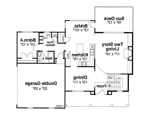 First Floor image of CARBONE House Plan