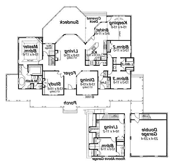 Floor Plan image of Carnegie House Plan