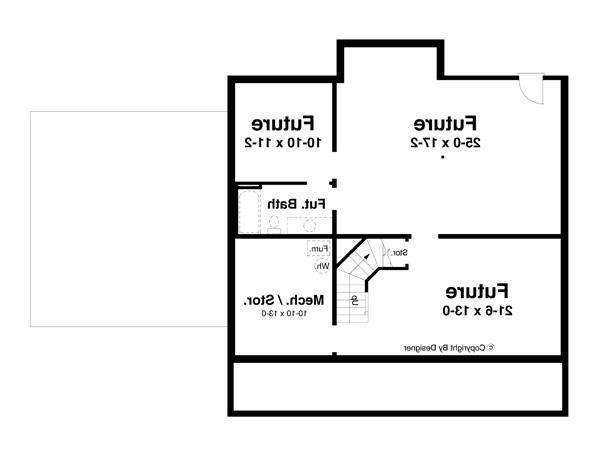 Lower Level image of JUNIPER House Plan