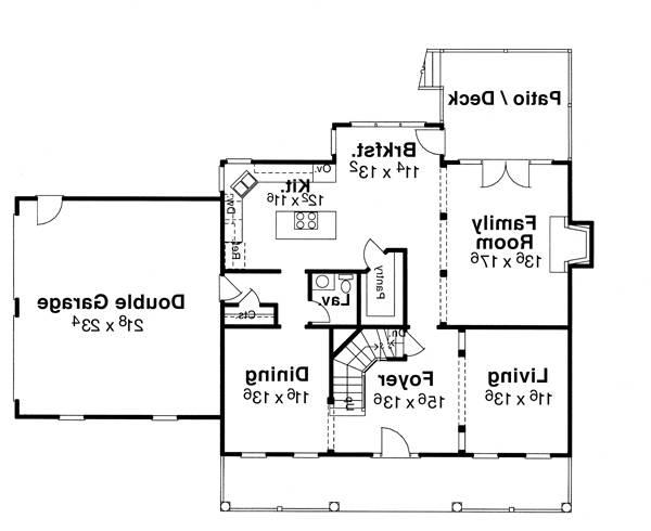 First Floor image of JUNIPER House Plan