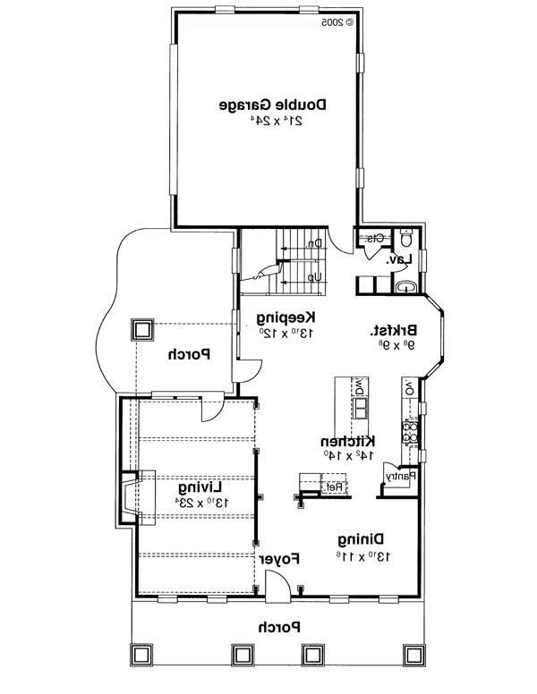 First Floor image of INGLEWOOD House Plan