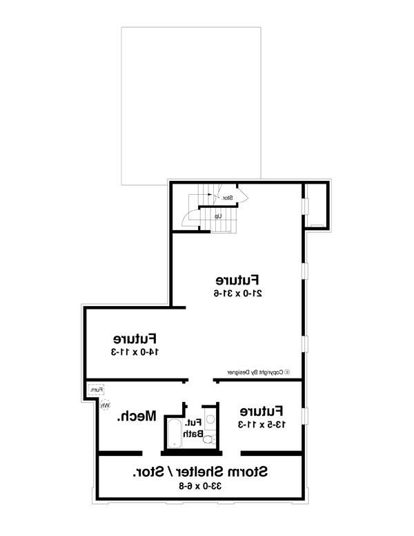 Lower Level image of INGLEWOOD House Plan