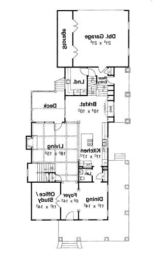 First Floor image of HUNTINGTON-I House Plan