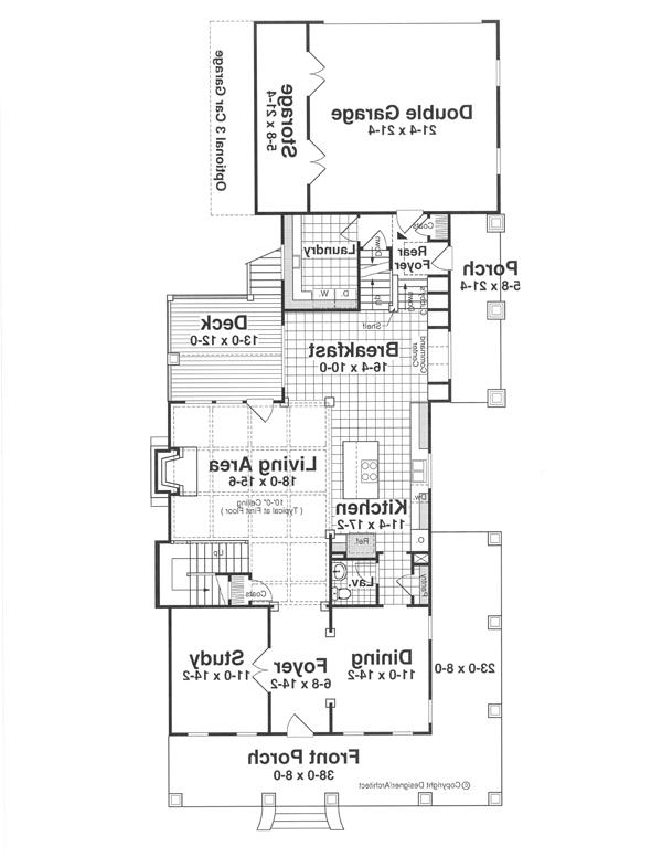 First Floor image of HUNTINGTON-II House Plan