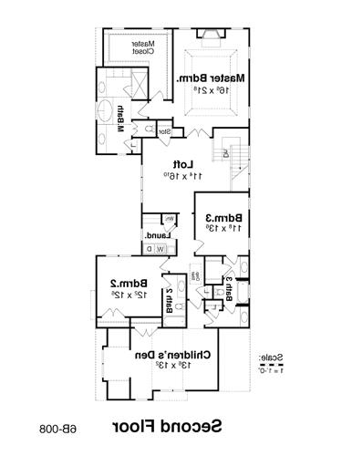 Second Floor image of KIMBERLY II House Plan