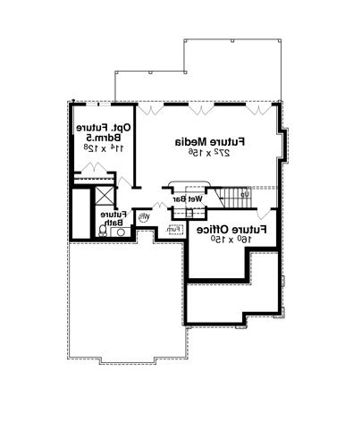 Lower Level image of DEVONSHIRE II House Plan