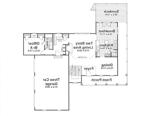 First Floor image of MCINTOSH II House Plan