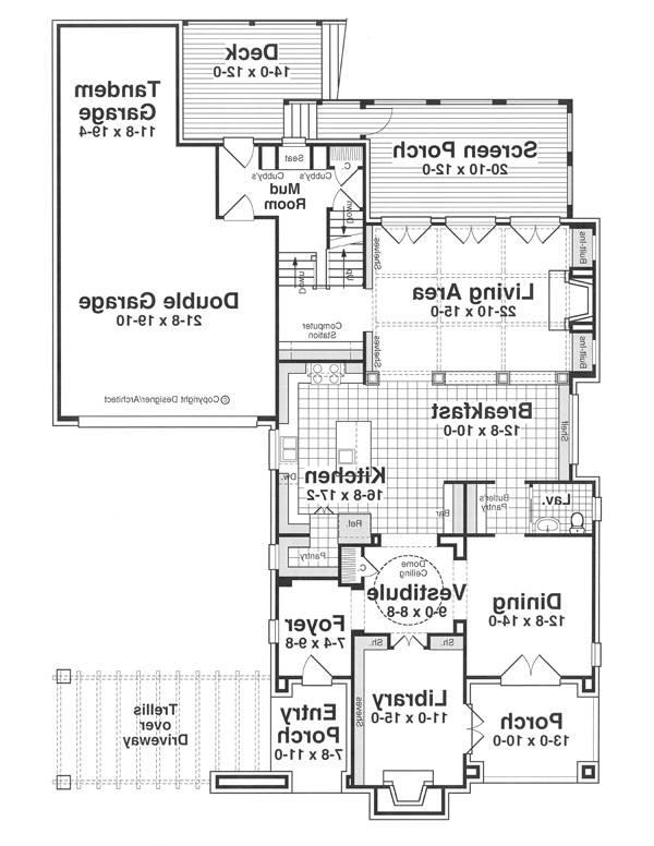 First Floor image of NORWICK House Plan