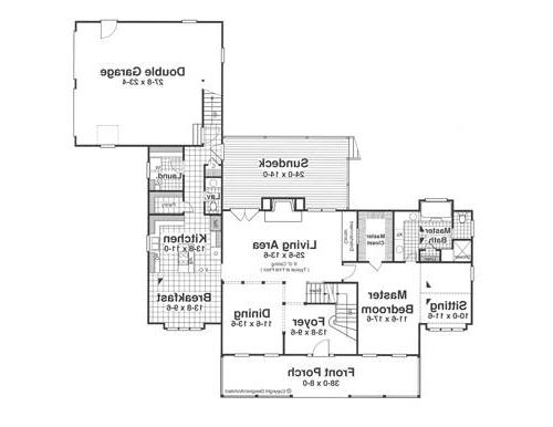 1st Floor image of OSPREY House Plan