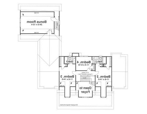 2nd Floor image of OSPREY House Plan