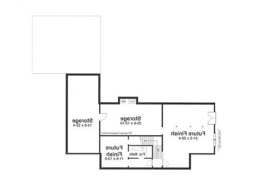 Basement Plan image of OSPREY House Plan