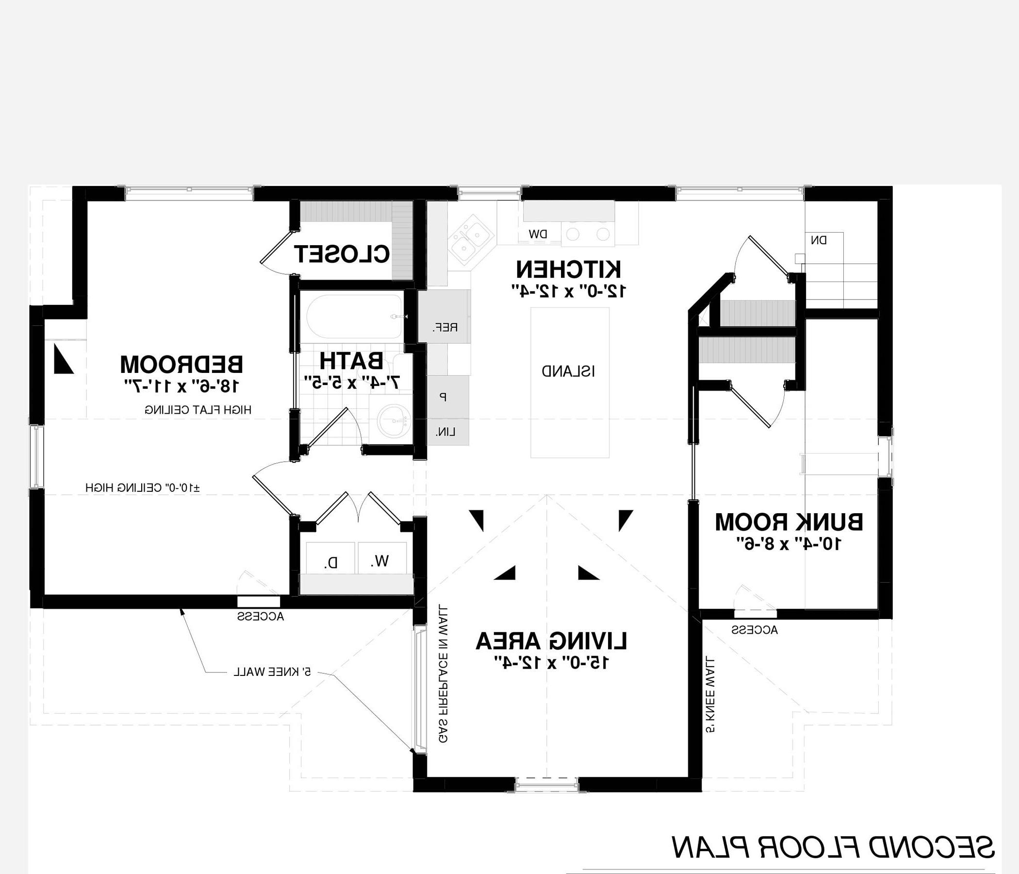 2nd Floor image of Knolltop House Plan